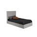 Cama con cabecero roler LUNEA 95x110x205cm Cama con cabecero roler LUNEA 95x110x205cm Beige