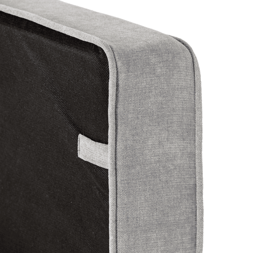 Cama com cabeceira roler LUNEA 95x110x205cm bege
