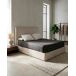 Cama con cabecero roler CALAMO 145x110x205cm Cama con cabecero roler CALAMO 145x110x205cm Beige
