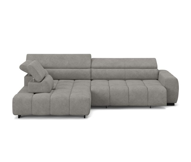 Rinconera izquierda relax eléctrica alberta color gris claro