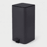 Caixote do lixo LOTUS preto 28 litros com pedal