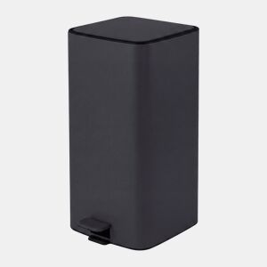 Caixote do lixo LOTUS preto 28 litros com pedal