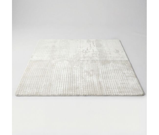 Alfombra poliéster bubble 200x300cm color blanco