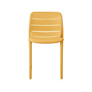Cadeira de cozinha fixa STRIPE cor amarela