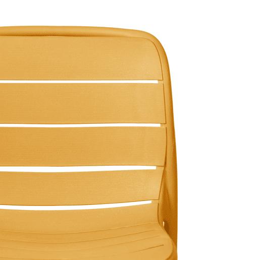 Cadeira de cozinha fixa STRIPE cor amarela