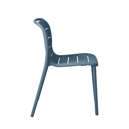Cadeira de cozinha fixa STRIPE cor azul