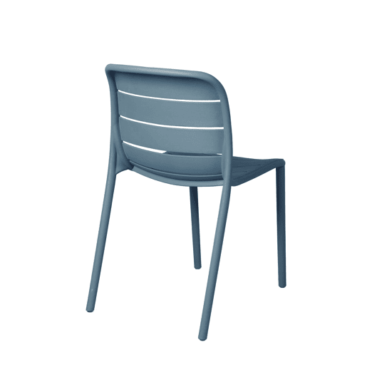Cadeira de cozinha fixa STRIPE cor azul