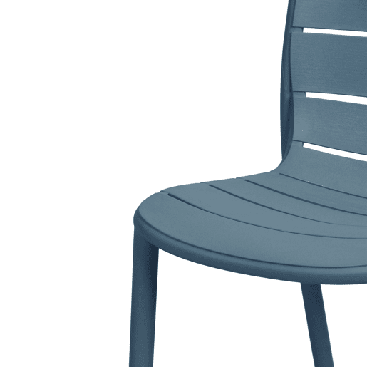 Cadeira de cozinha fixa STRIPE cor azul