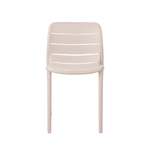 Cadeira de cozinha fixa STRIPE cor bege