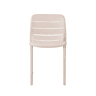 Cadeira de cozinha fixa STRIPE cor bege