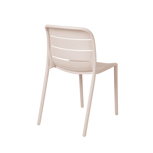 Cadeira de cozinha fixa STRIPE cor bege