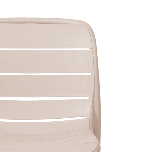 Cadeira de cozinha fixa STRIPE cor bege