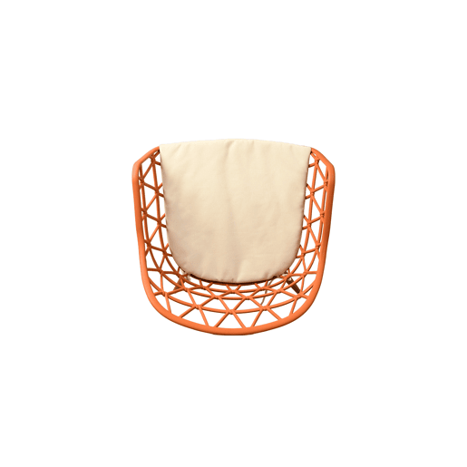 Conjunto de 2 cadeiras de cozinha fixas NEST terracota