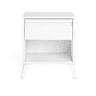 Mesa de cabeceira MONTADA BLOCK cor branco