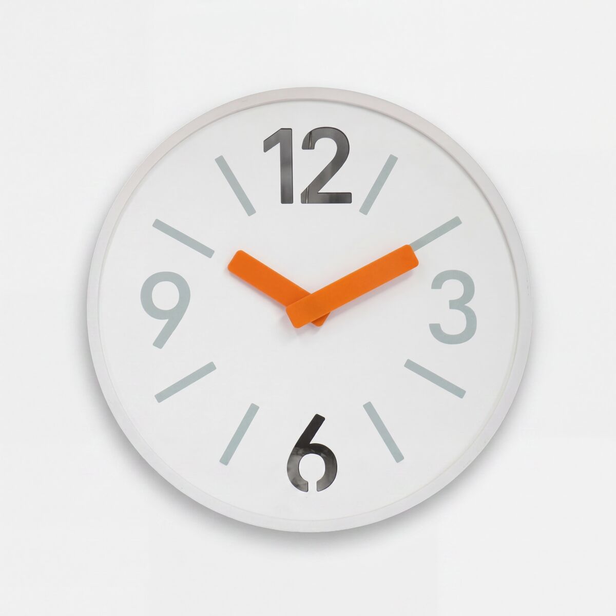 Reloj de pared YOUNG MDF blanco 30cm 