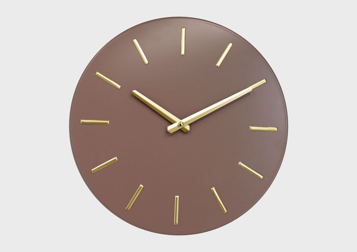 Reloj de pared PINK GOLD metal 30cm