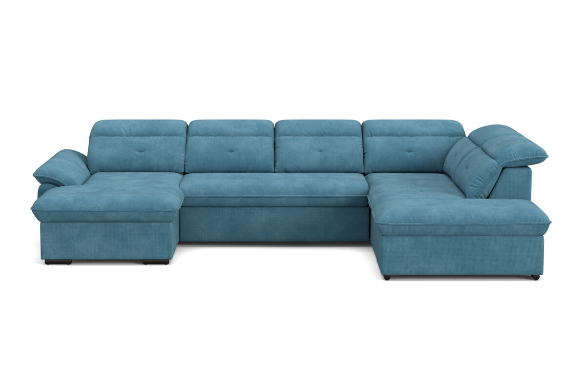 Rinconera derecha con cama xl zoom color azul