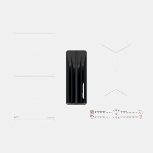 Placa aspirante AEG TH84CB03FB 80cm 4 zonas 650m3h