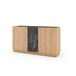 Aparador bajo DIONE de 3 puertas y 140cm Aparador bajo DIONE de 3 puertas y 140cm Negro