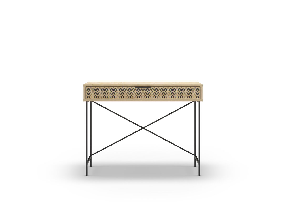 Consola PIUSA de 110cm de melamina con pata metálica