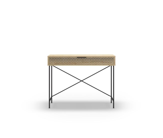 Consola PIUSA de 110cm de melamina con pata metálica