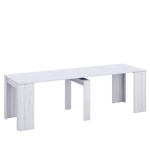 Mesa com consola extensível BERTA II branco Mesa com consola extensível BERTA II branco