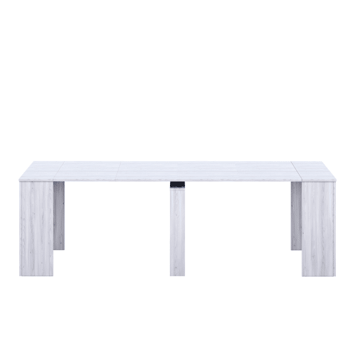 Mesa com consola extensível BERTA II branco Mesa com consola extensível BERTA II branco