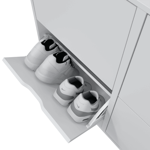 Sapateira HANDY 4 prateleiras cor branco Sapateira HANDY 4 prateleiras cor branco