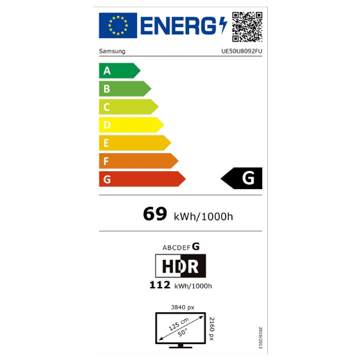 TV 50 polegadas SAMSUNG UE50U8092FUXXH Smart TV UHD