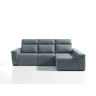 Chaise longue direita ADRIA relax elétrico cor azul