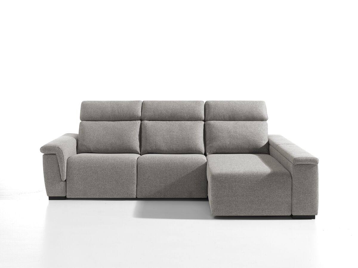 Chaise longue relax eléctrico ADRIA II Gris Claro