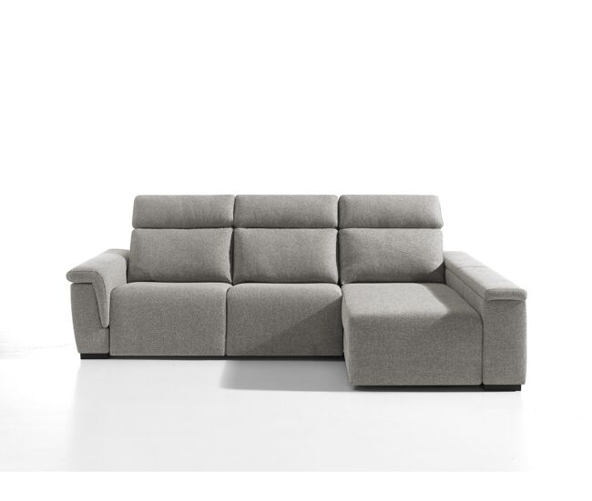 Chaise longue derecha relax eléctrico adria ii color gris claro