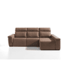 Chaise longue direita ADRIA relax elétrico cor terracota