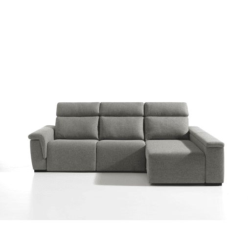 Chaise longue direita ADRIA relax elétrico cor cinza