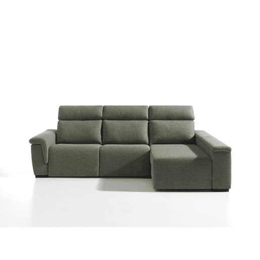 Chaise longue direita ADRIA relax elétrico cor verde