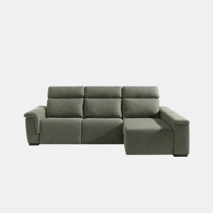 Chaise longue direita ADRIA relax elétrico cor verde