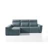 Chaise longue esquerda ADRIA relax elétrico cor azul