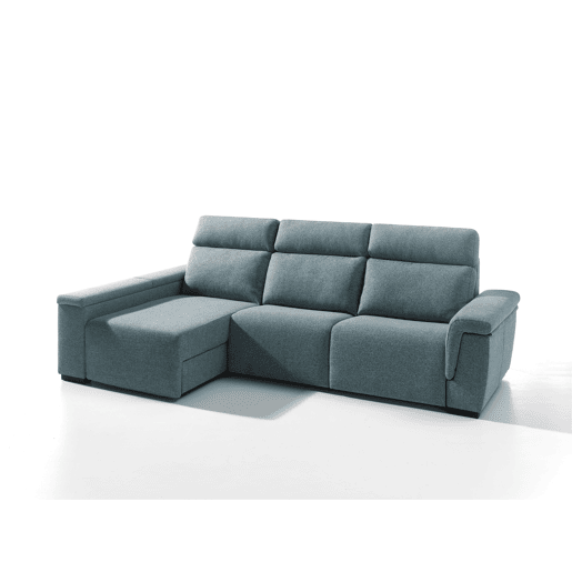 Chaise longue esquerda ADRIA relax elétrico cor azul