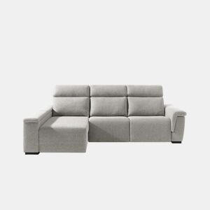 Chaise longue esquerda ADRIA relax elétrico cor branco