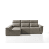 Chaise longue esquerda ADRIA relax elétrico cor vison