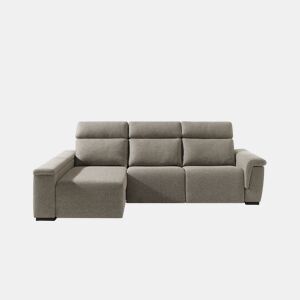 Chaise longue esquerda ADRIA relax elétrico cor vison