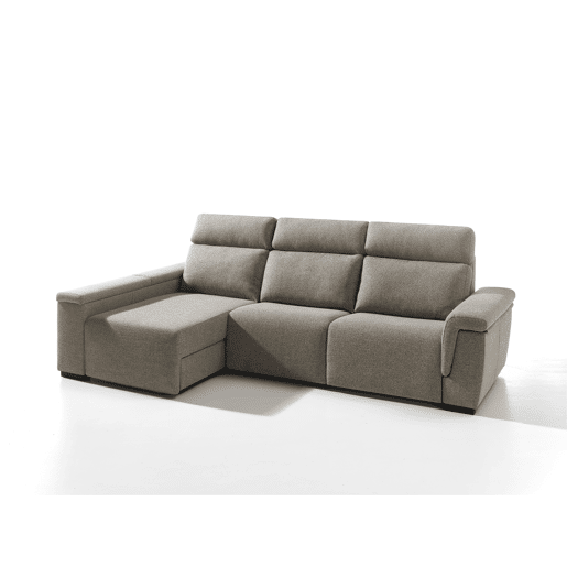 Chaise longue esquerda ADRIA relax elétrico cor vison Chaise longue esquerda ADRIA relax elétrico cor vison