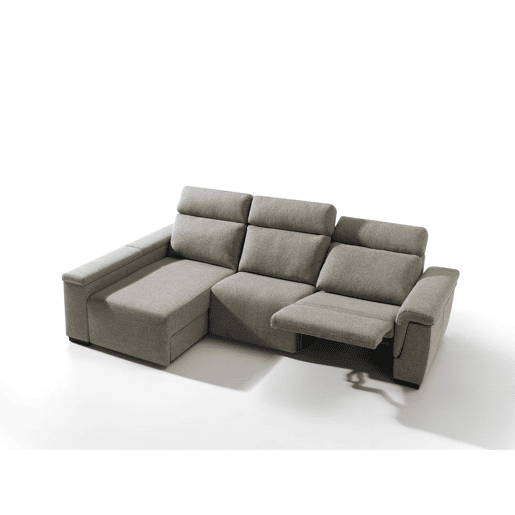 Chaise longue esquerda ADRIA relax elétrico cor vison Chaise longue esquerda ADRIA relax elétrico cor vison