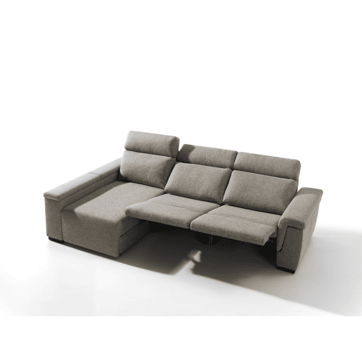 Chaise longue esquerda ADRIA relax elétrico cor vison Chaise longue esquerda ADRIA relax elétrico cor vison