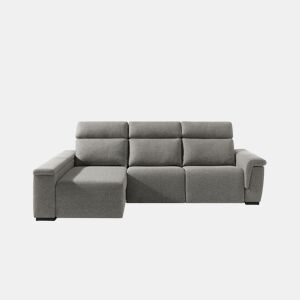 Chaise longue esquerda ADRIA relax elétrico cor cinza