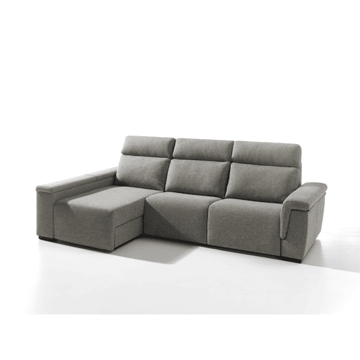 Chaise longue esquerda ADRIA relax elétrico cor cinza