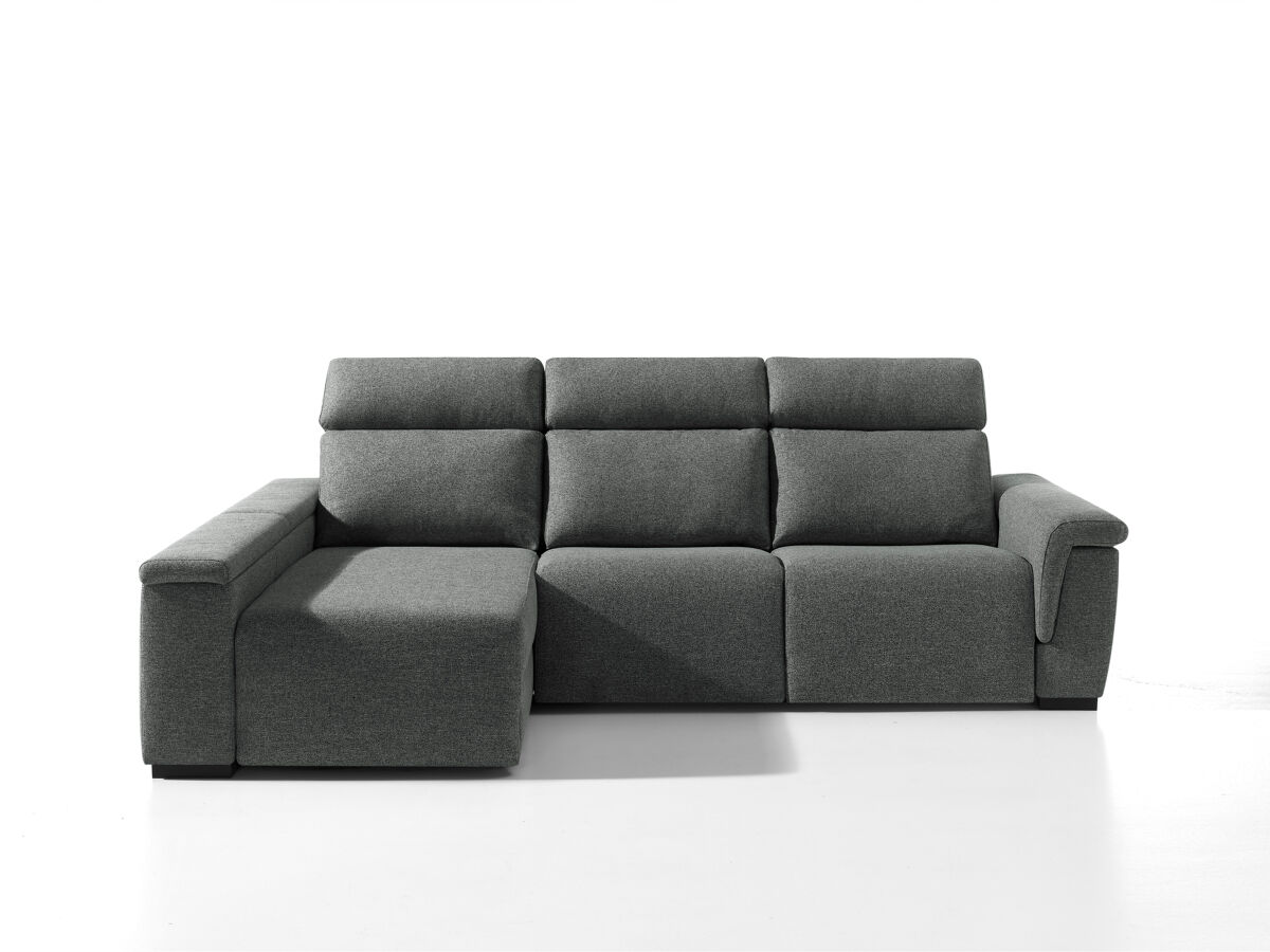 Chaise longue izquierda relax eléctrico adria ii color gris oscuro