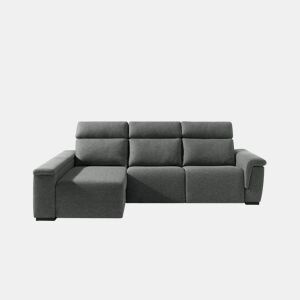 Chaise longue esquerda ADRIA relax elétrico cor cinza escuro