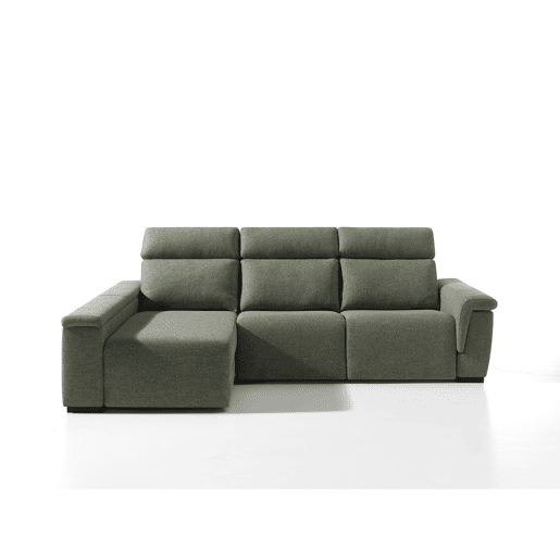 Chaise longue esquerda ADRIA relax elétrico cor verde