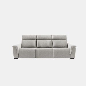 Sofá 4 lugares relax elétrico ADRIA II cor branco